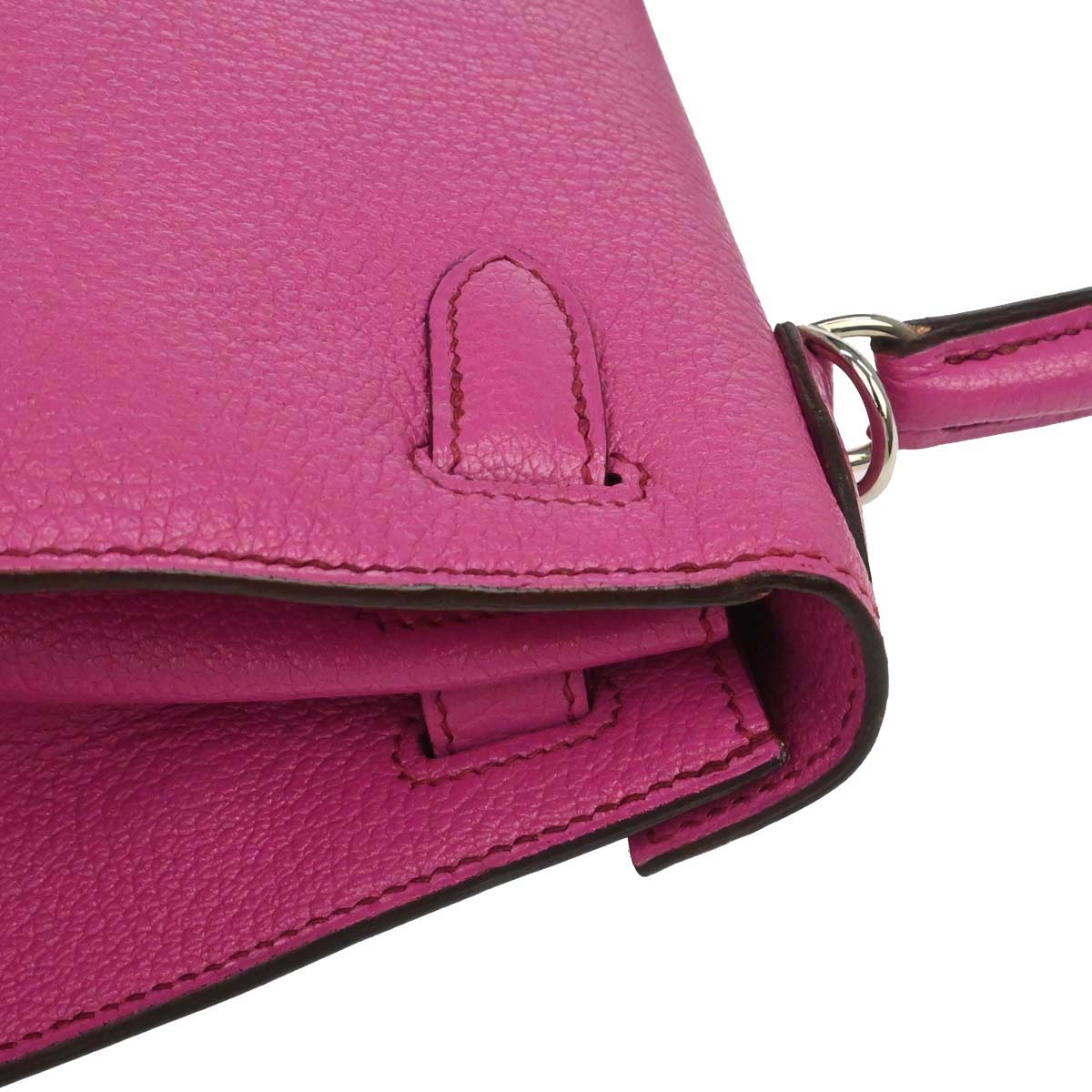 Hermes Fuchsia Coromandel Kelly 28 Sellier 2way Shoulder Handbag