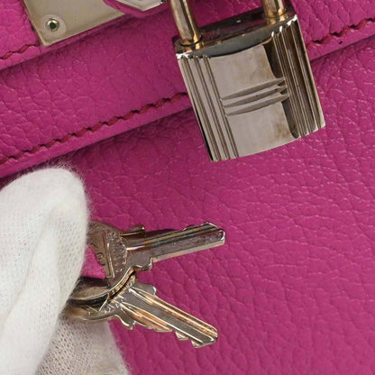 Hermes Fuchsia Coromandel Kelly 28 Sellier 2way Shoulder Handbag