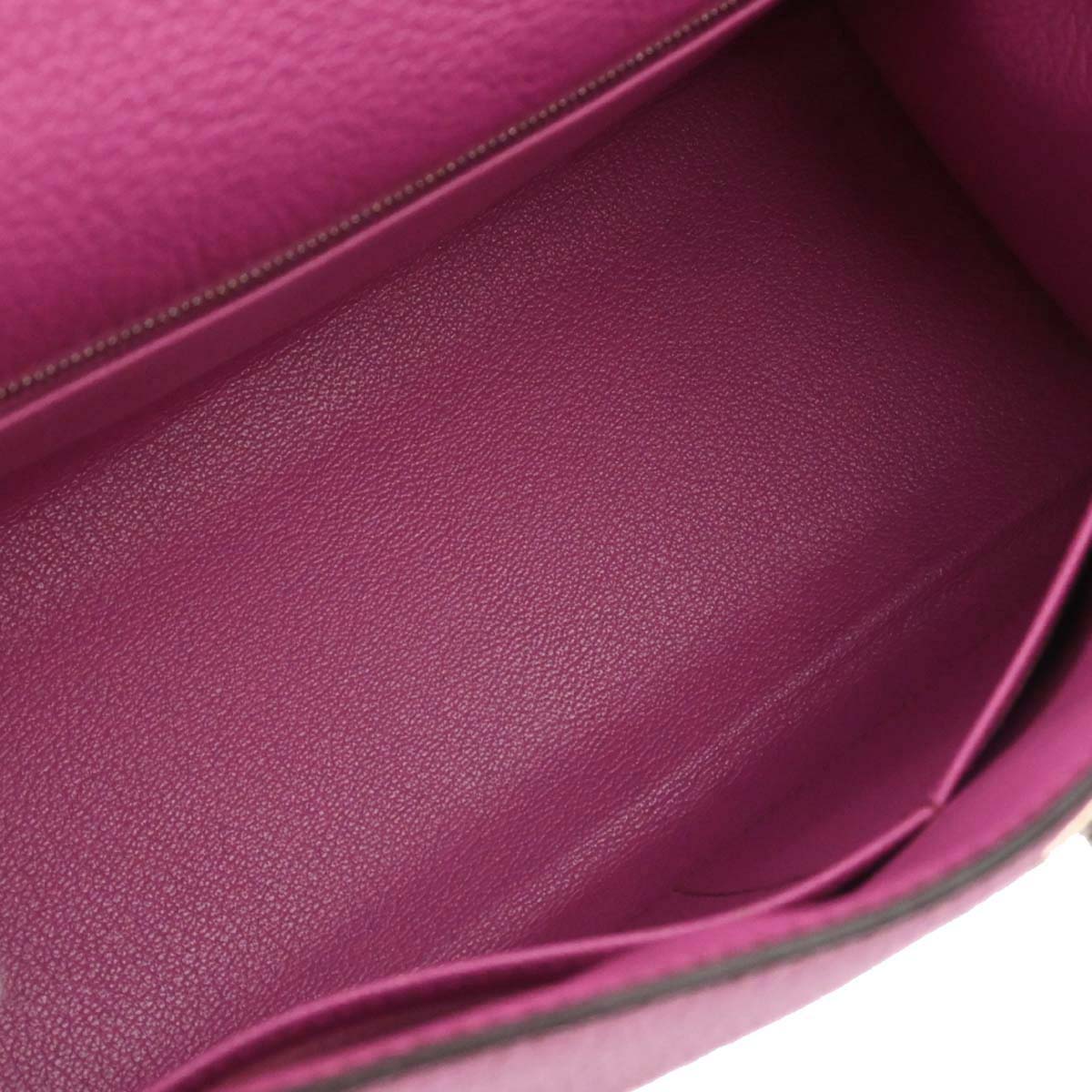 Hermes Fuchsia Coromandel Kelly 28 Sellier 2way Shoulder Handbag