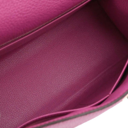 Hermes Fuchsia Coromandel Kelly 28 Sellier 2way Shoulder Handbag