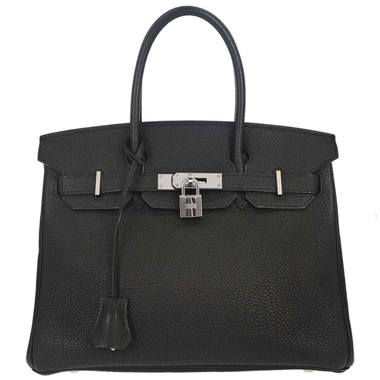 Hermes Black Togo Birkin 30 Handbag