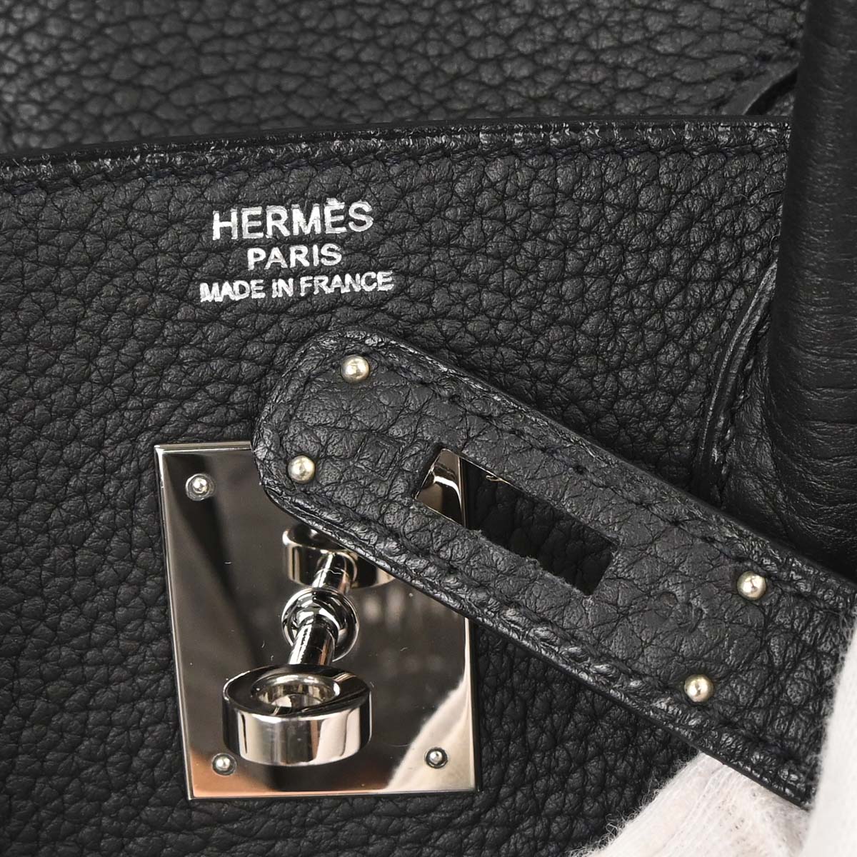Hermes Black Togo Birkin 30 Handbag
