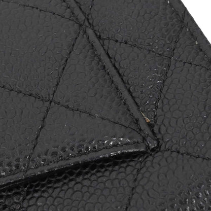 Chanel 2015-2016 Black Caviar Skin Classic WOC Wallet on Chain Bag