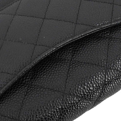 Chanel 2015-2016 Black Caviar Skin Classic WOC Wallet on Chain Bag