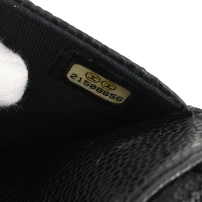 Chanel 2015-2016 Black Caviar Skin Classic WOC Wallet on Chain Bag