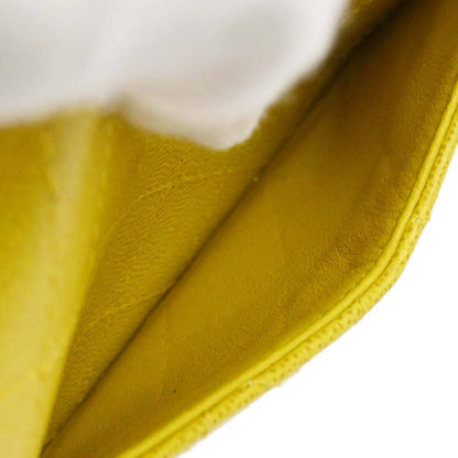 Chanel Yellow Caviar Skin Mini Classic Square Flap Shoulder Bag 17