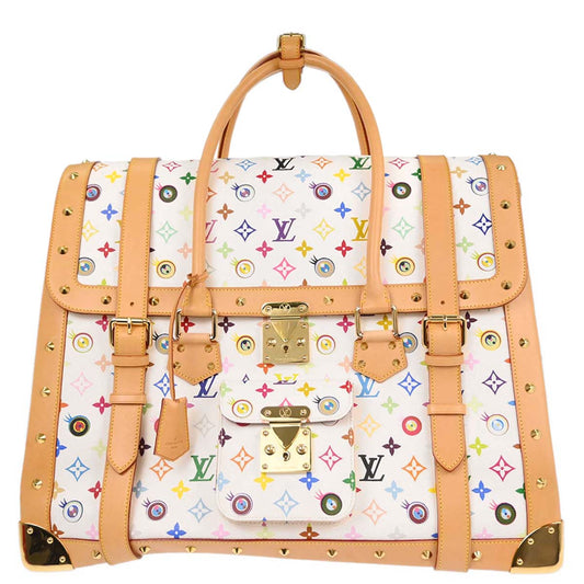 Louis Vuitton White Eye Love Monogram Sac Gigantic Handbag M92057