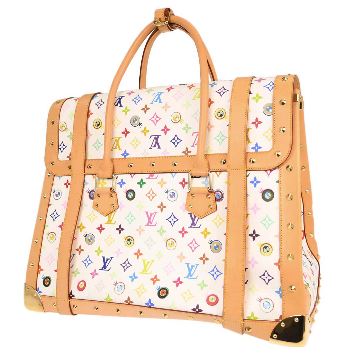 Louis Vuitton White Eye Love Monogram Sac Gigantic Handbag M92057