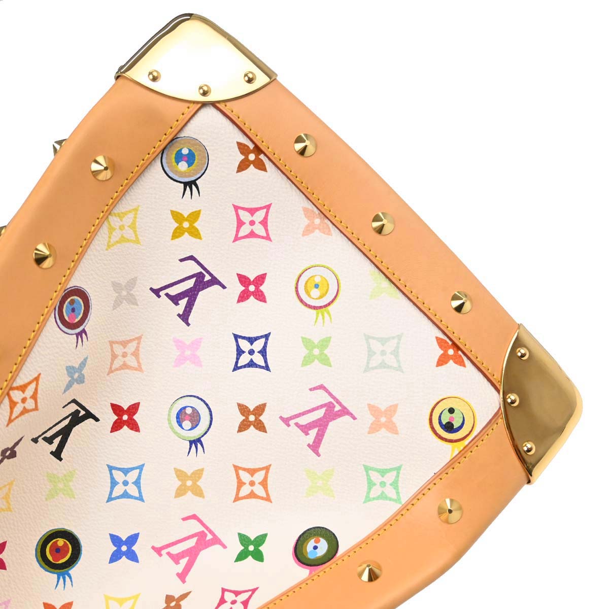 Louis Vuitton White Eye Love Monogram Sac Gigantic Handbag M92057