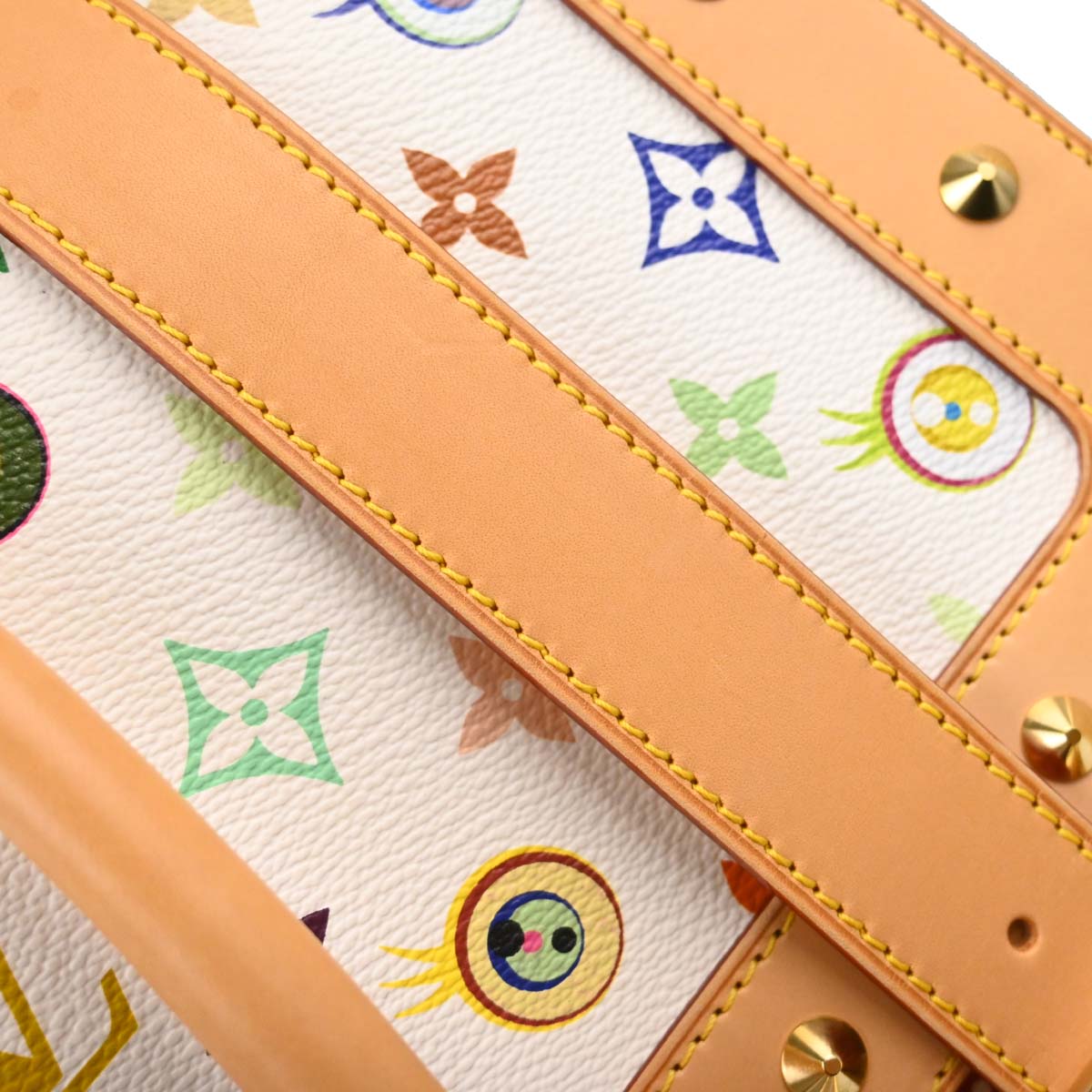 Louis Vuitton White Eye Love Monogram Sac Gigantic Handbag M92057