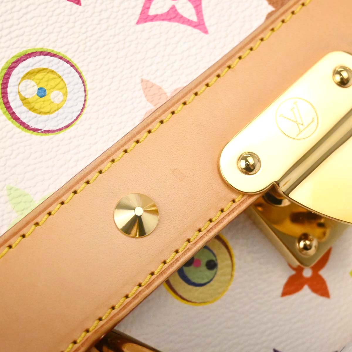 Louis Vuitton White Eye Love Monogram Sac Gigantic Handbag M92057