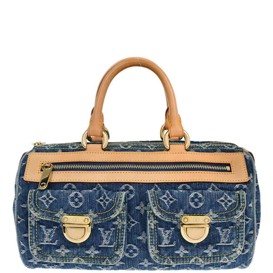 Louis Vuitton Blue Monogram Denim Neo Speedy Handbag M95019