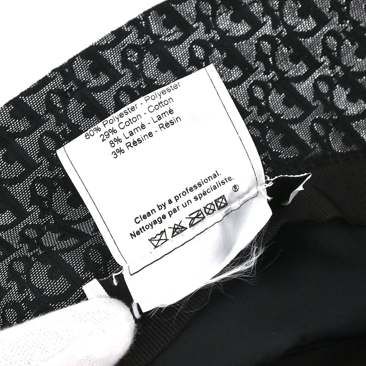 Christian Dior Street Chic Trotter Hat Black #57