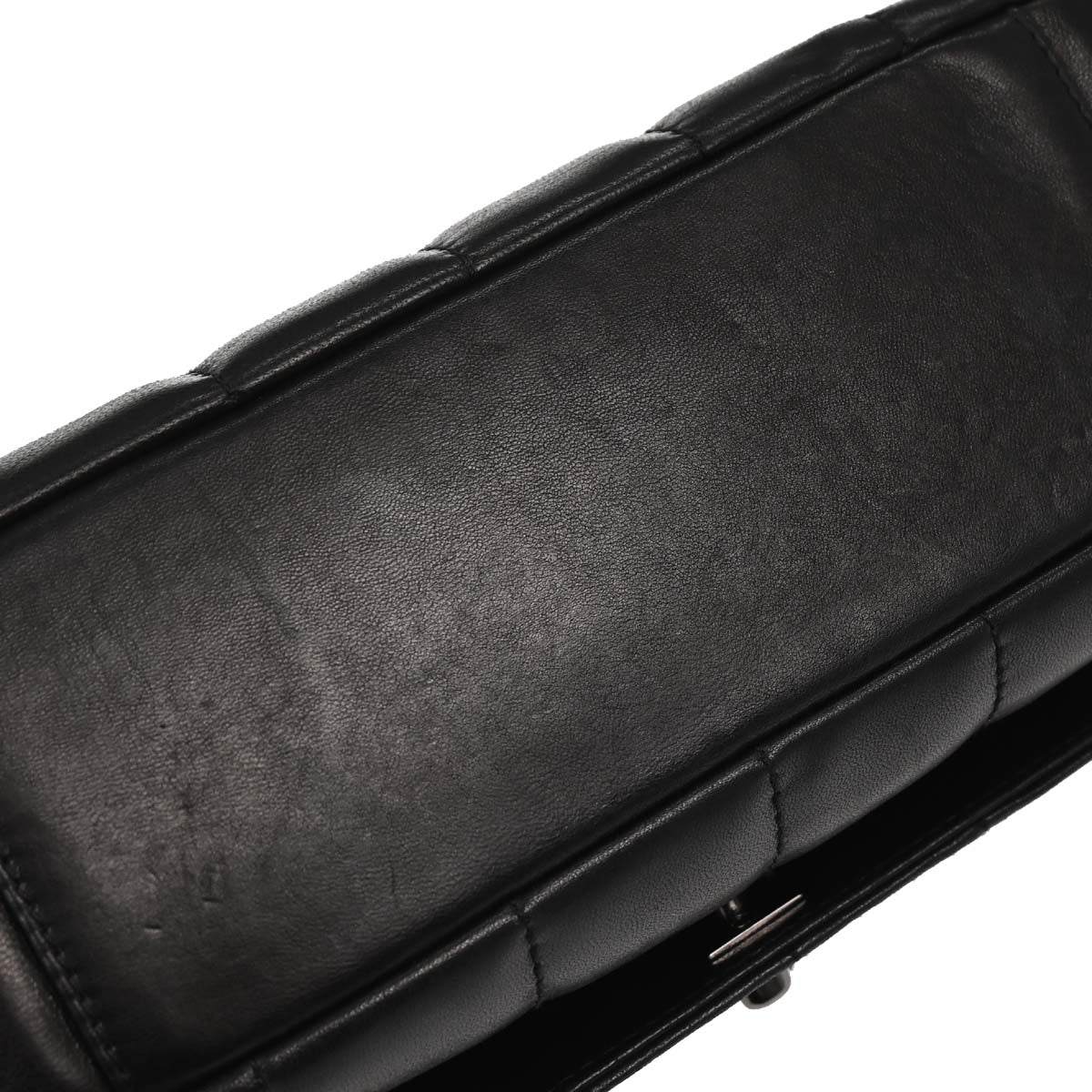 Chanel Black Lambskin Choco Bar Handbag