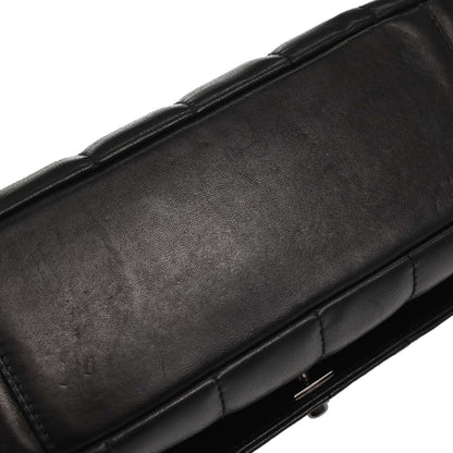 Chanel Black Lambskin Choco Bar Handbag