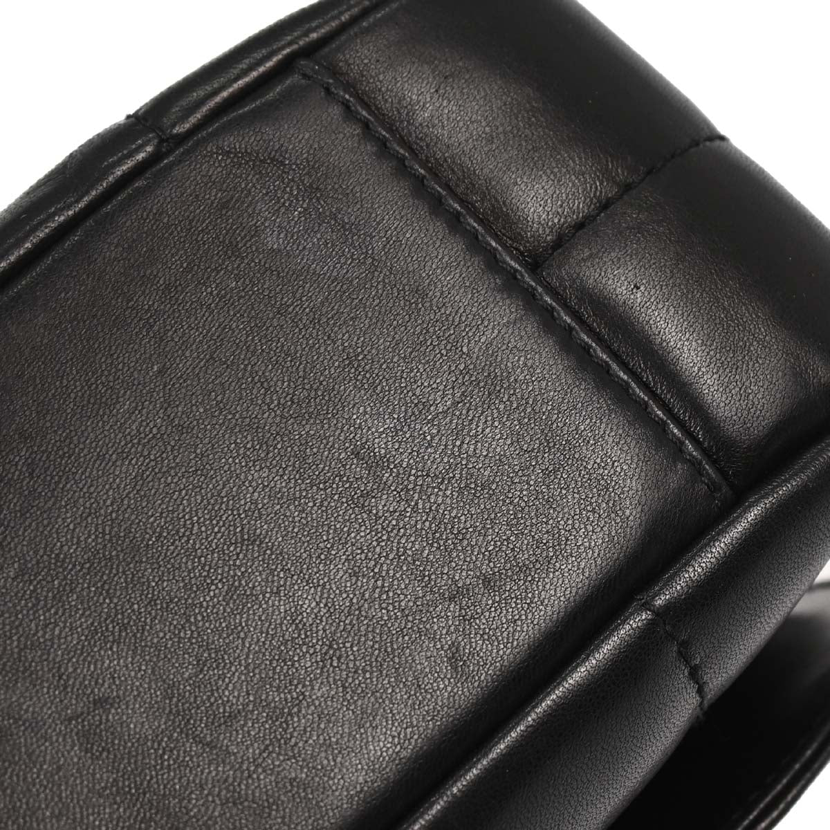 Chanel Black Lambskin Choco Bar Handbag