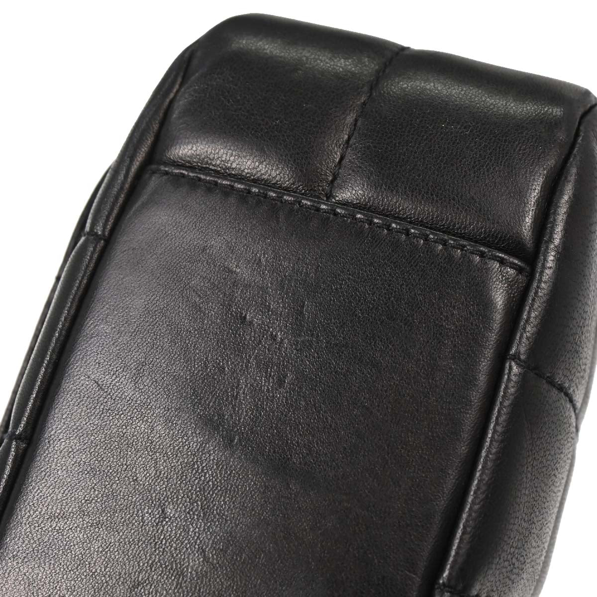 Chanel Black Lambskin Choco Bar Handbag