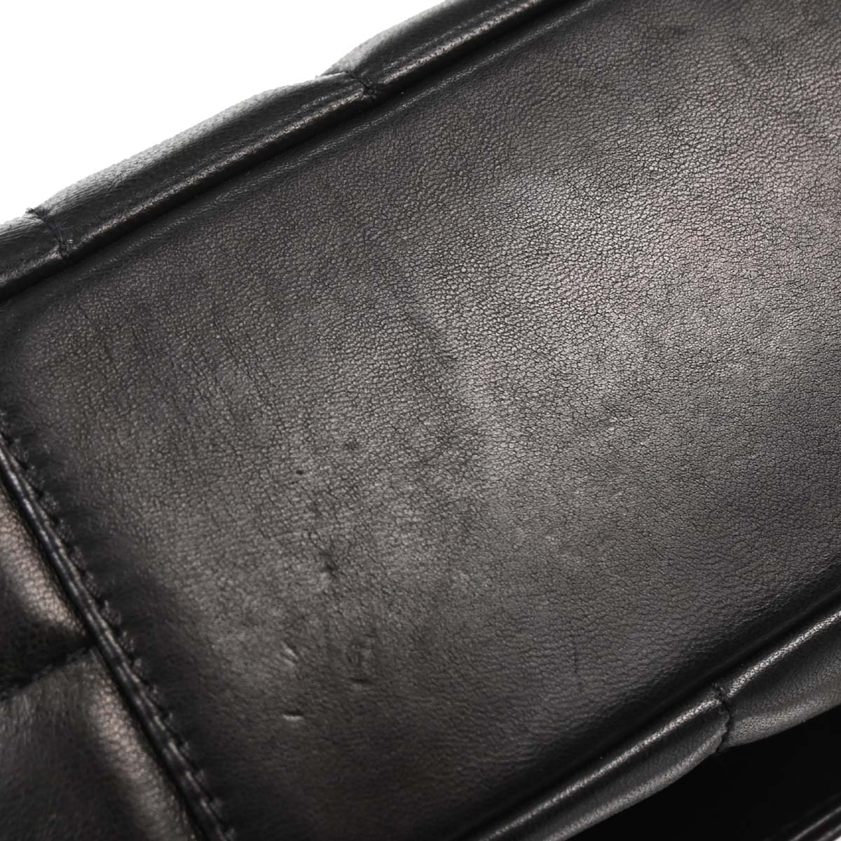 Chanel Black Lambskin Choco Bar Handbag