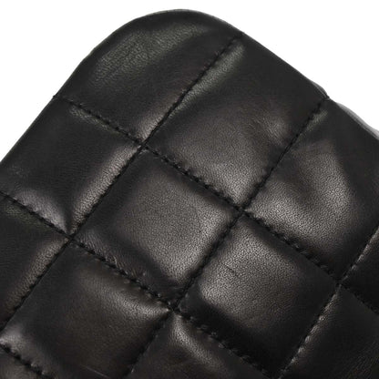 Chanel Black Lambskin Choco Bar Handbag