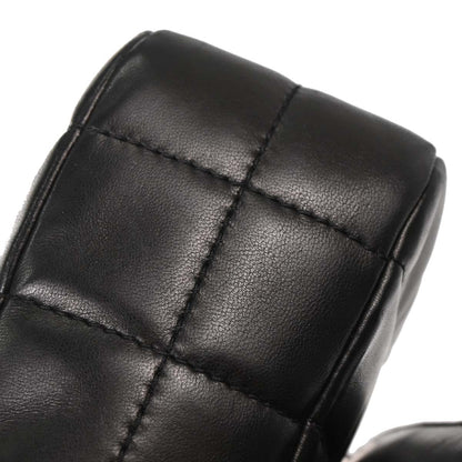 Chanel Black Lambskin Choco Bar Handbag