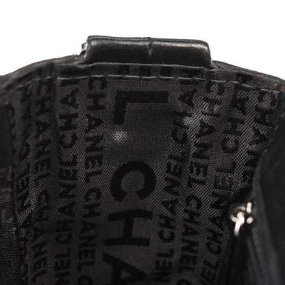 Chanel Black Lambskin Choco Bar Handbag