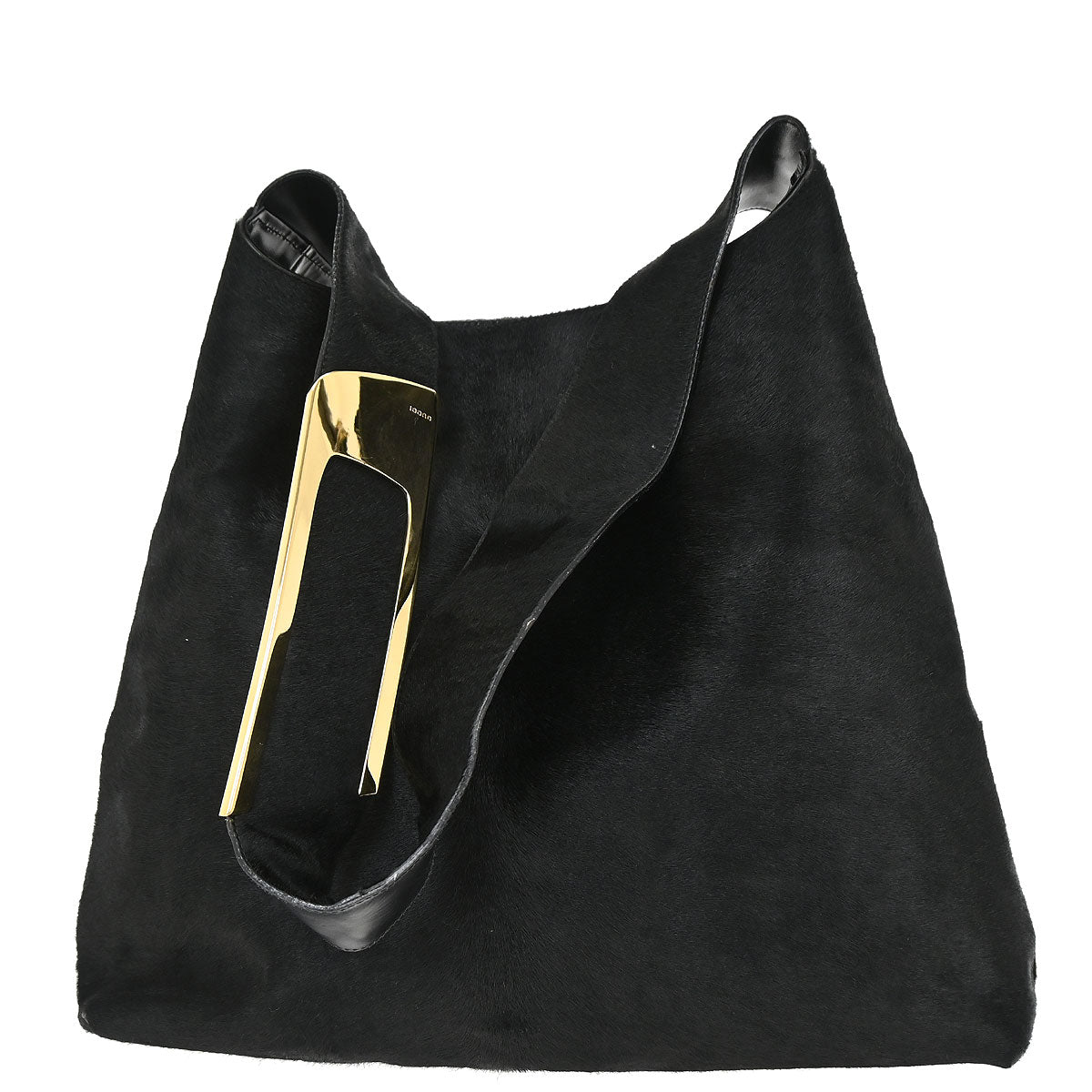 Gucci Black Pony Hair Shoulder Bag