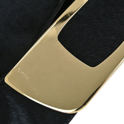 Gucci Black Pony Hair Shoulder Bag
