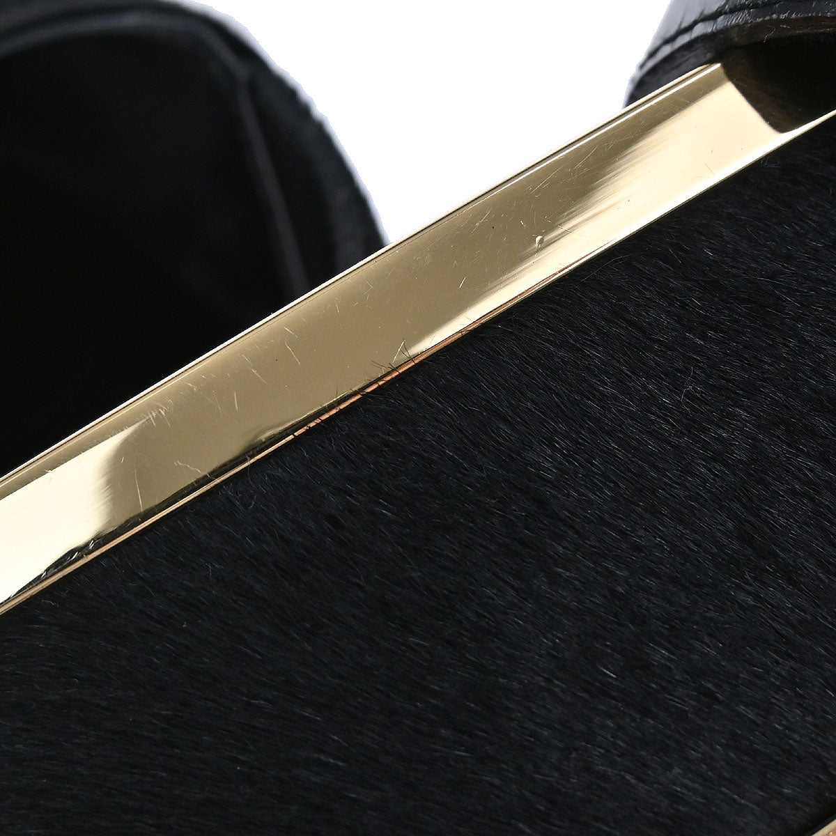 Gucci Black Pony Hair Shoulder Bag