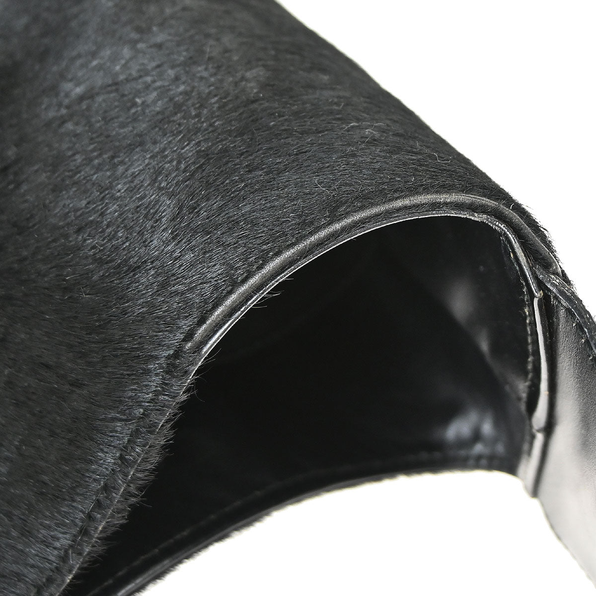 Gucci Black Pony Hair Shoulder Bag