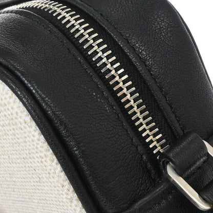 Saint Laurent Black Lambskin Lou Camera Bag Shoulder Bag