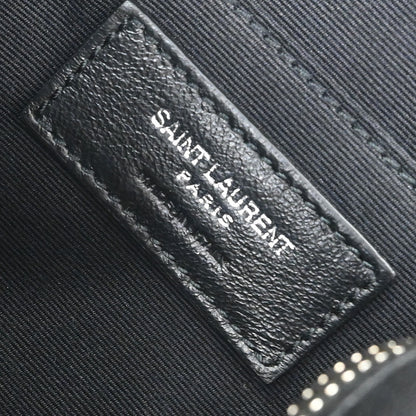 Saint Laurent Black Lambskin Lou Camera Bag Shoulder Bag