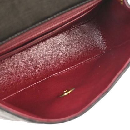 Chanel Black Lambskin Mini Classic Square Flap Shoulder Bag 17