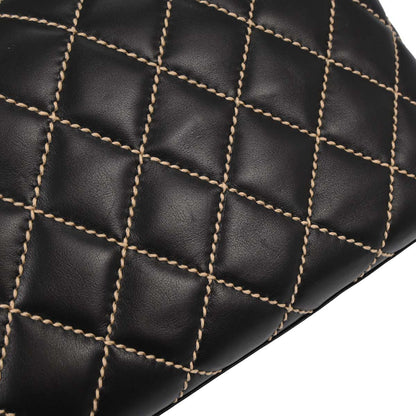 Chanel Black Calfskin Wild Stitch Handbag