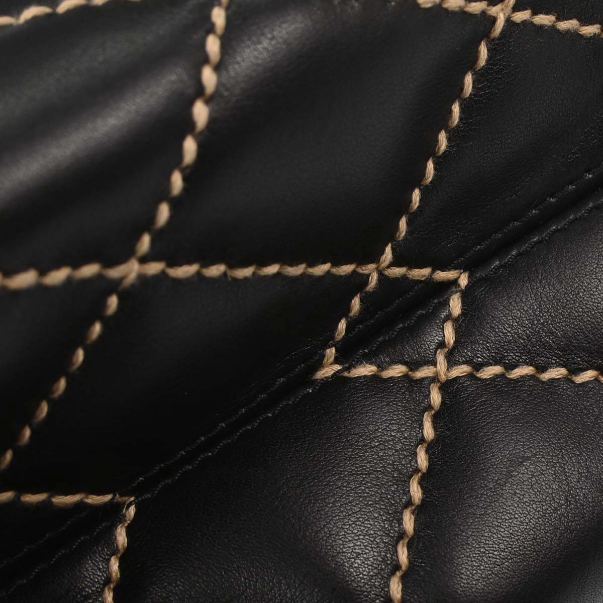 Chanel Black Calfskin Wild Stitch Handbag