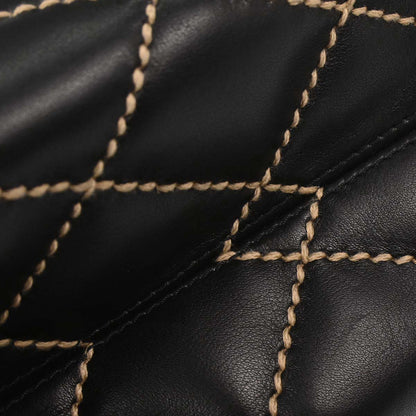 Chanel Black Calfskin Wild Stitch Handbag