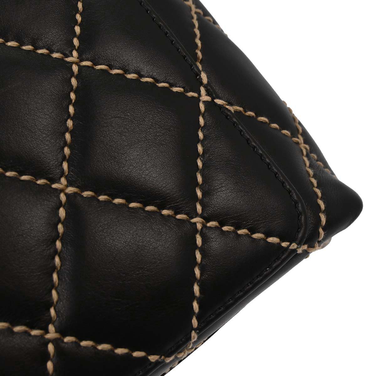 Chanel Black Calfskin Wild Stitch Handbag
