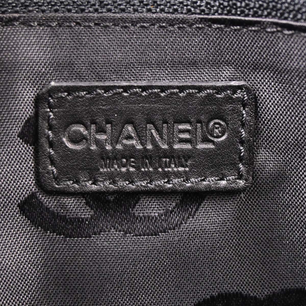 Chanel Black Calfskin Wild Stitch Handbag