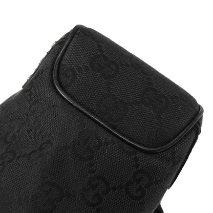 Gucci Black Horsebit GG Handbag