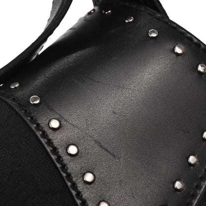 Gucci Black Horsebit GG Handbag