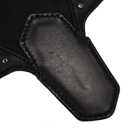 Gucci Black Horsebit GG Handbag