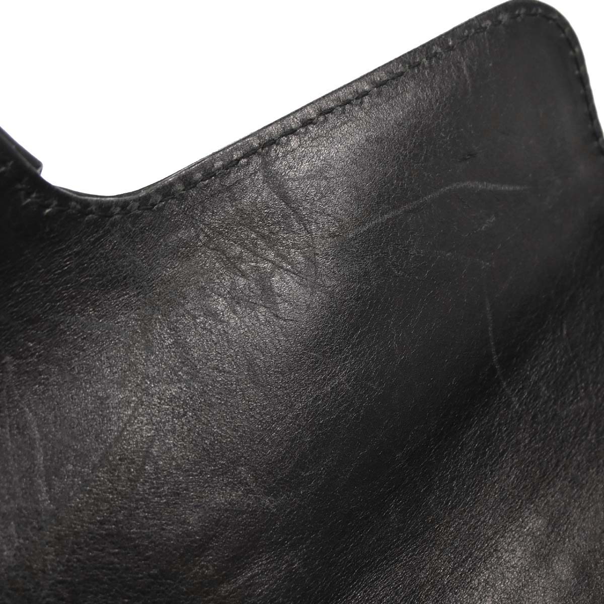 Gucci Black Horsebit GG Handbag