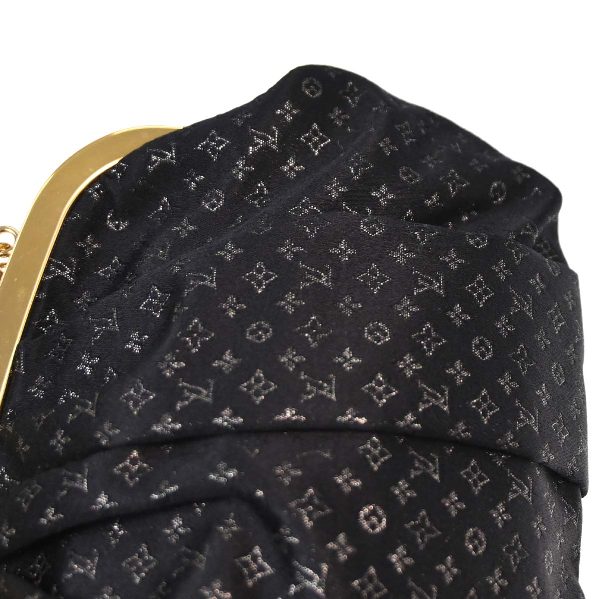 Louis Vuitton * Monogram Satin Python Aumoniere Handbag M92062
