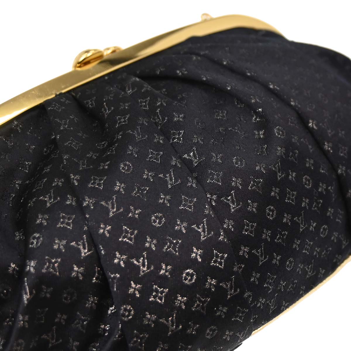 Louis Vuitton * Monogram Satin Python Aumoniere Handbag M92062