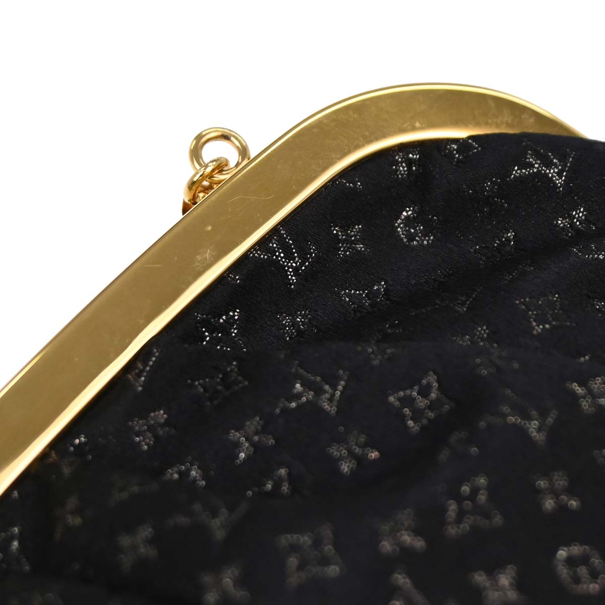 Louis Vuitton * Monogram Satin Python Aumoniere Handbag M92062