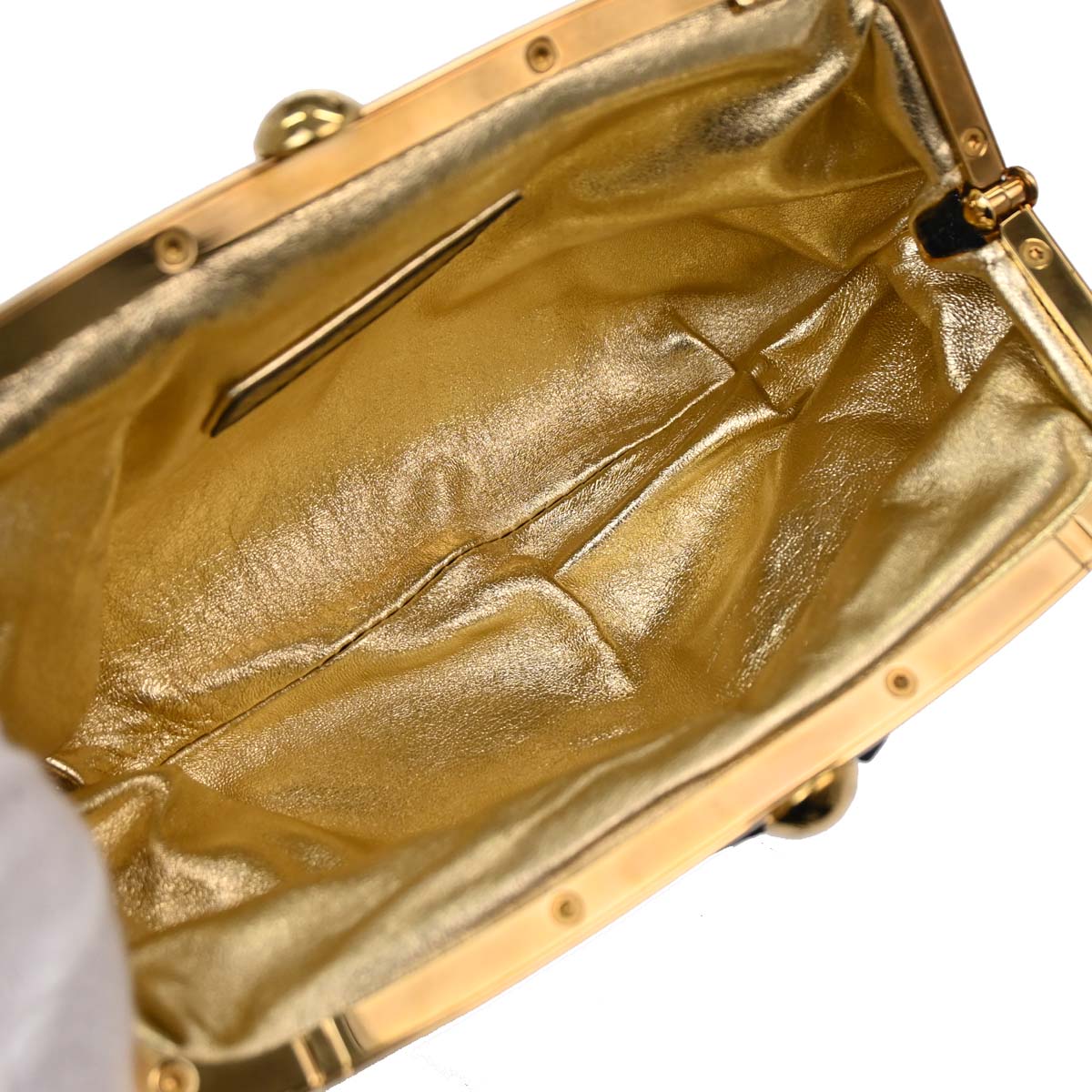 Louis Vuitton * Monogram Satin Python Aumoniere Handbag M92062