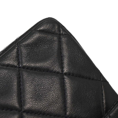 Chanel Black Lambskin Mini Classic Square Flap Shoulder Bag 17