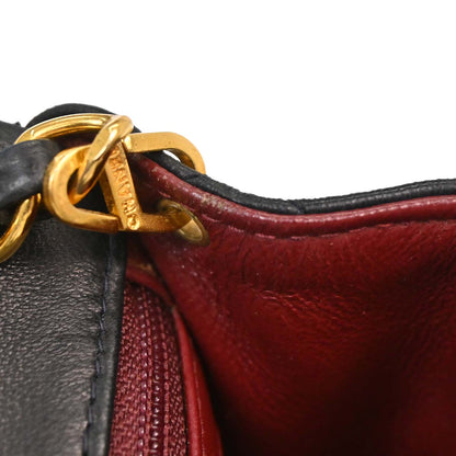 Chanel Black Lambskin Mini Classic Square Flap Shoulder Bag 17