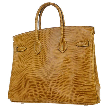 Hermes * Natural Sable Lizard Birkin 25 Handbag