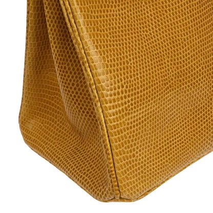 Hermes * Natural Sable Lizard Birkin 25 Handbag