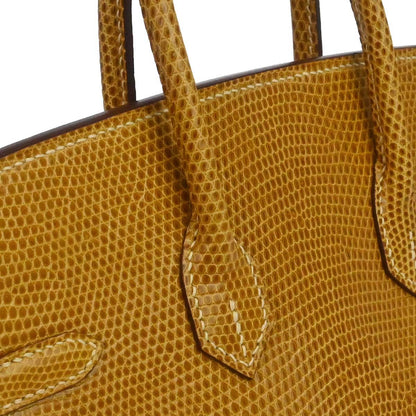 Hermes * Natural Sable Lizard Birkin 25 Handbag